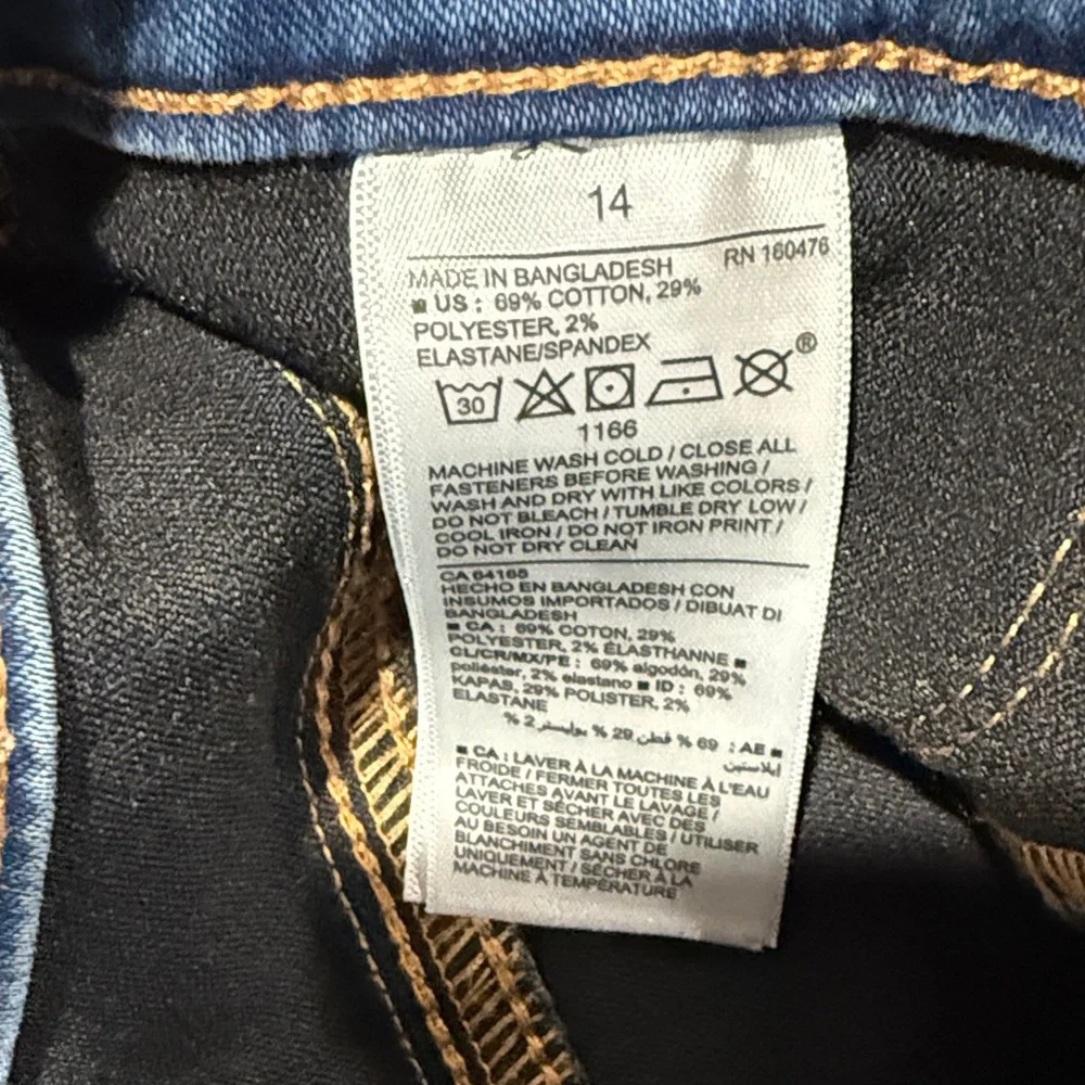 Old Navy Kids Blue Denim-Style Leggings